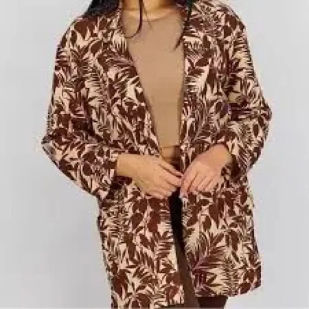 NEW Mango Oversized Tropical Blazer